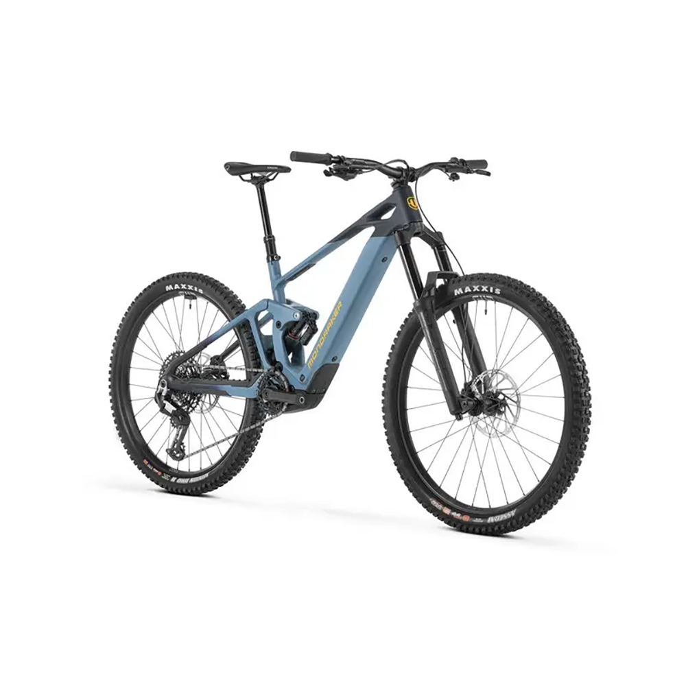 Електровелосипед MONDRAKER DUNE R Carbon 29/27.5'' 170mm, 400Wh Bosch SX, Blue/Yellow, M