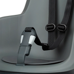 Дитяче велокрісло  Bobike GO Frames RS Reclining System - rear bicycle seat for frame Macaron grey