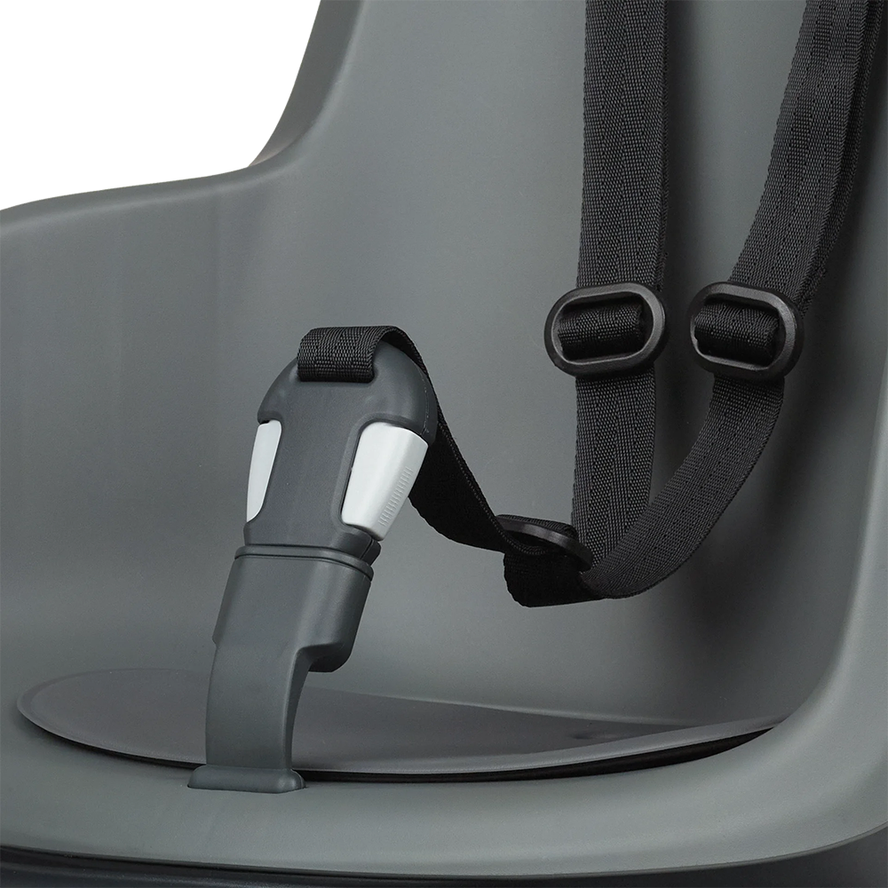 Дитяче велокрісло  Bobike GO Frames RS Reclining System - rear bicycle seat for frame Macaron grey