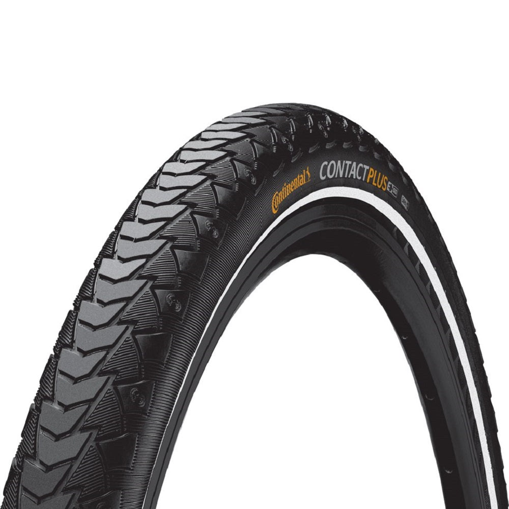 Покришка  Continental eContact Plus 28 x 2.20 чорна нескладная світловідбивна