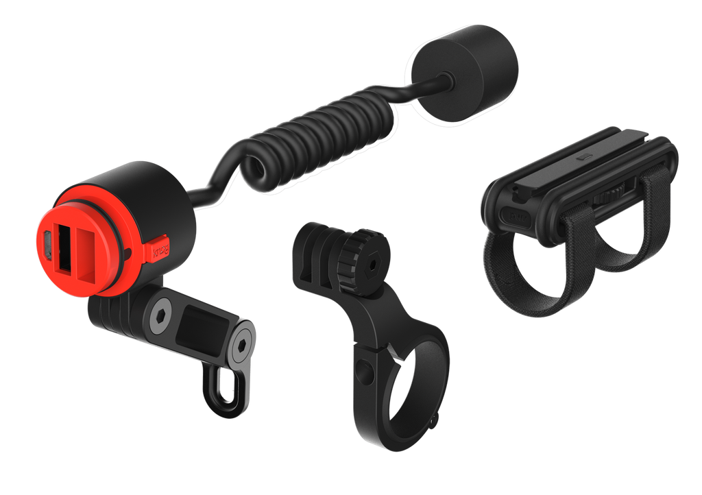 Комплект фара + набір кріплень Knog PWR Mountain Kit 2000 Lumens POWERBANK