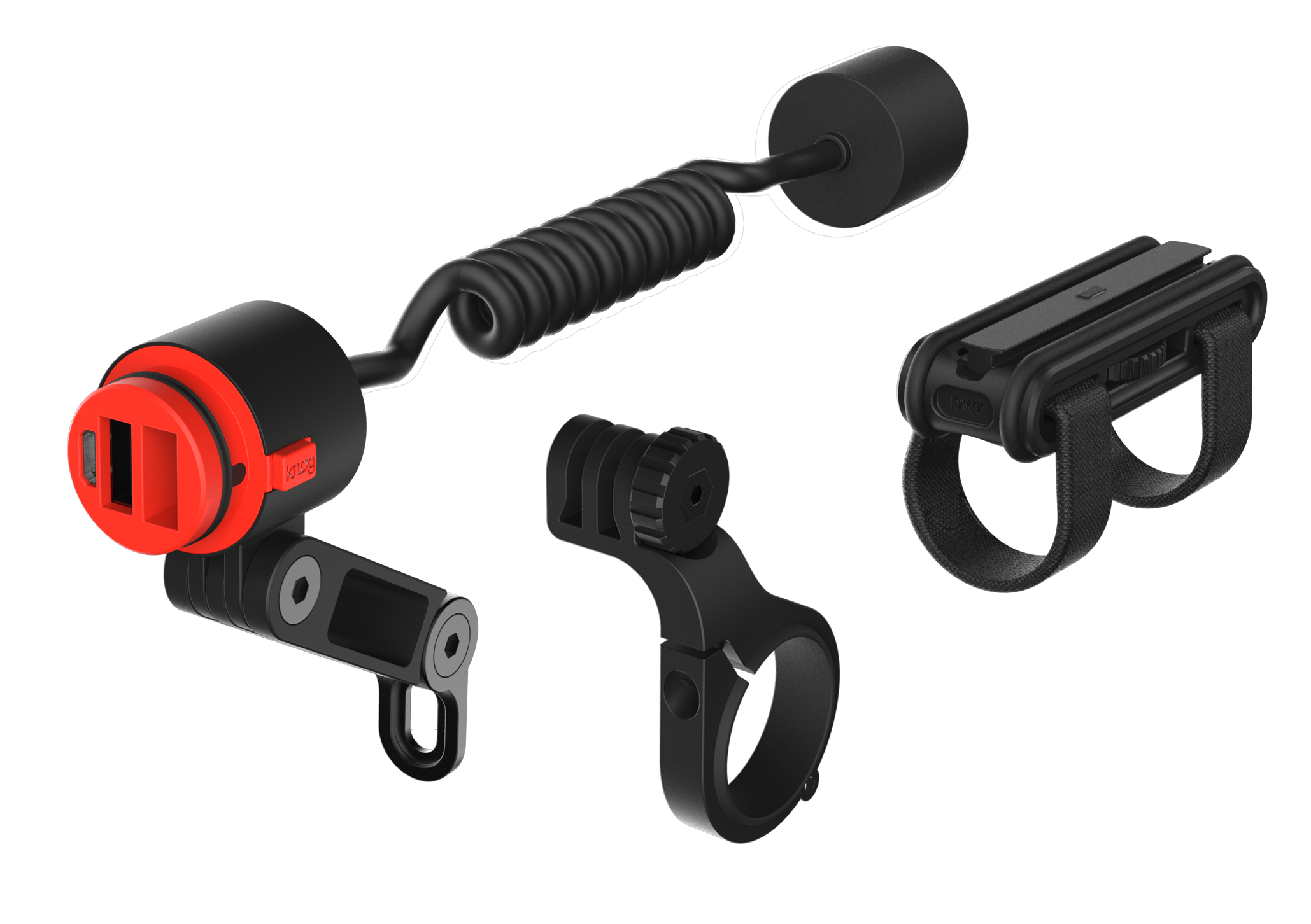 Комплект фара + набір кріплень Knog PWR Mountain Kit 2000 Lumens POWERBANK