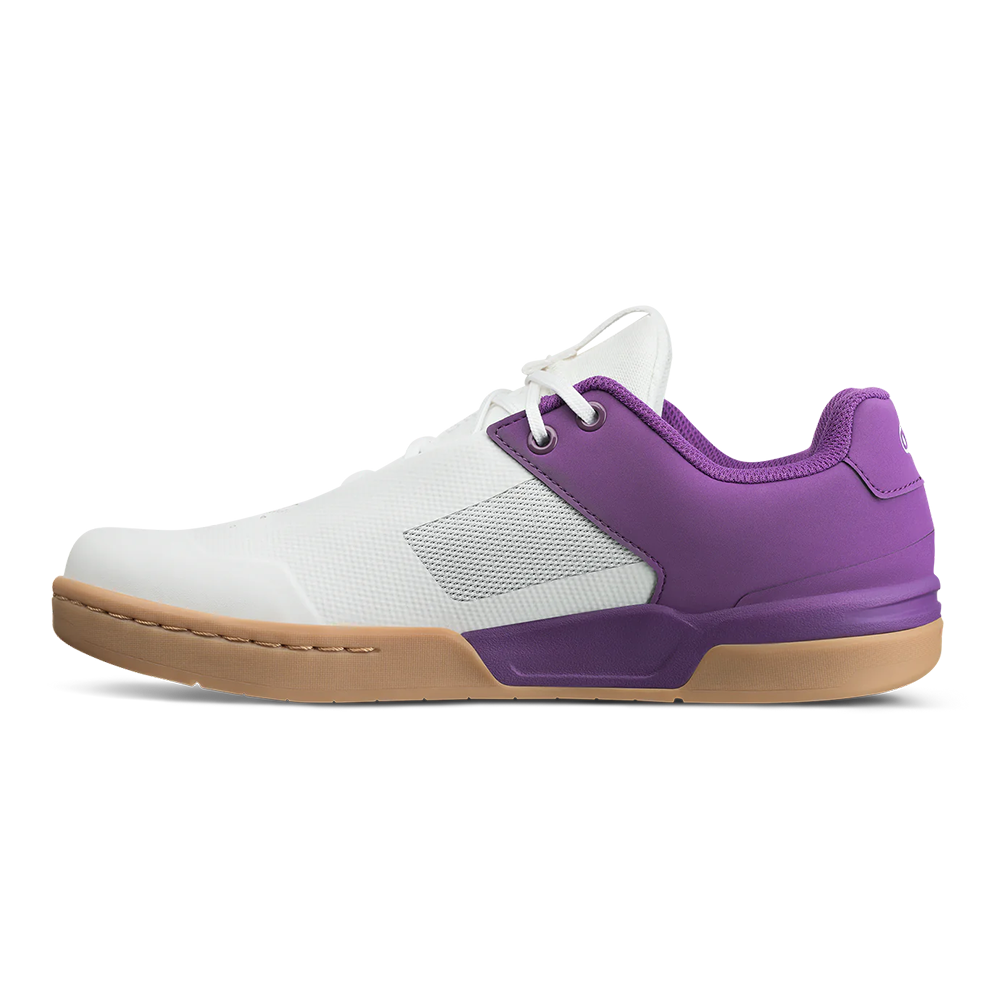 Веловзуття CrankBrothers SHOES STAMP LACE WHITE / PURPLE - GUM OUTSOLE - BERNARD KERR 11.0
