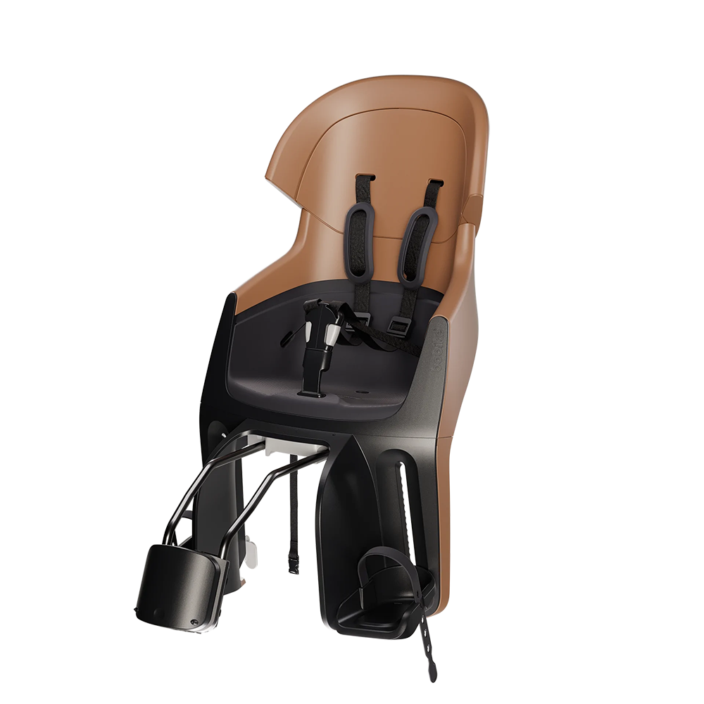 Дитяче велокрісло Bobike Exclusive Evolve maxi - rear bicycle seat for frame Cinnamon Brown
