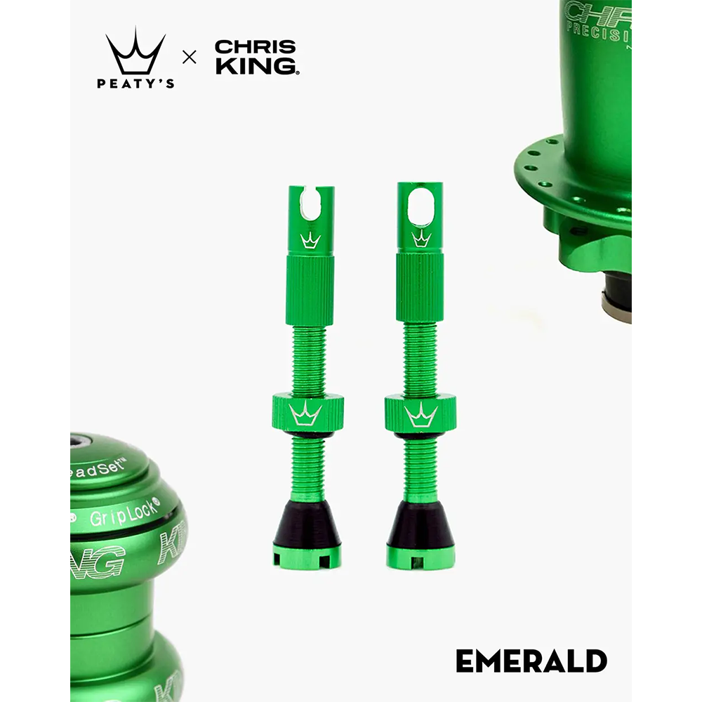 Ніпелі Peaty's x Chris King Tubeless Valves, 42mm