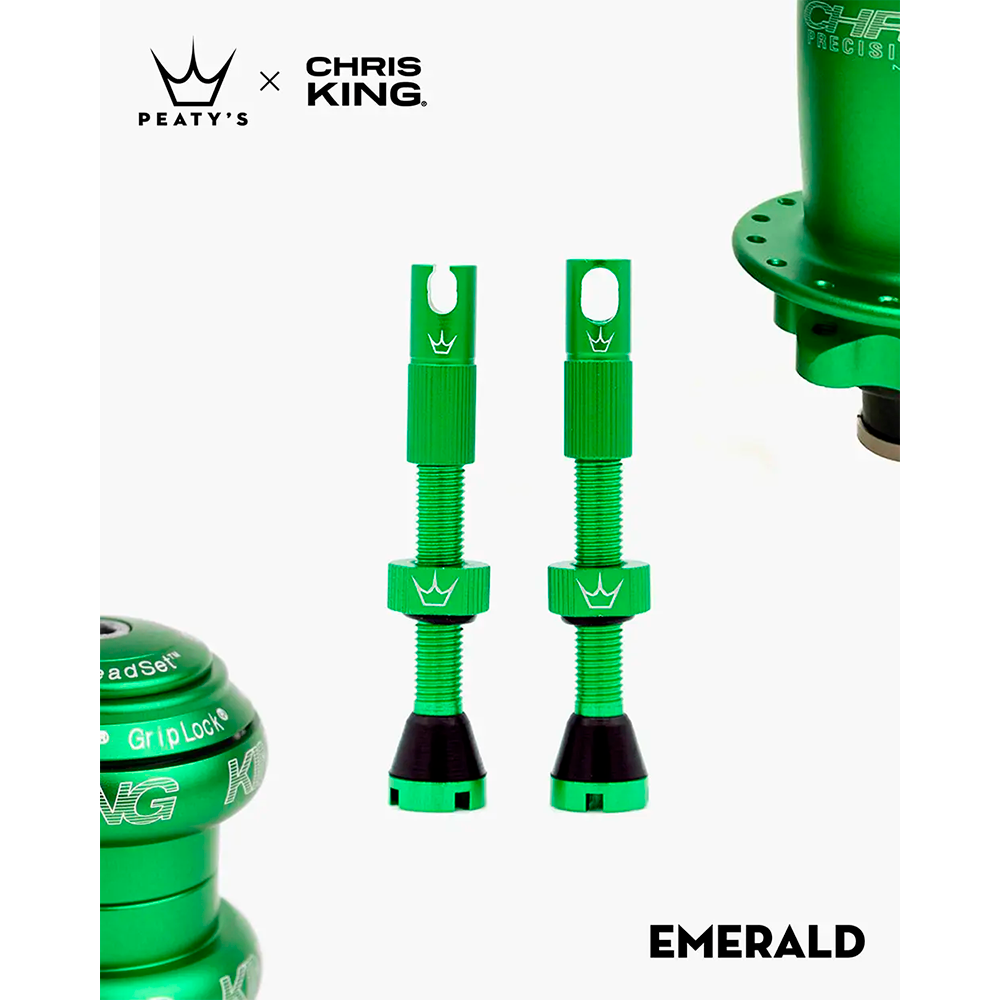 Ніпелі Peaty's x Chris King Tubeless Valves, 42mm