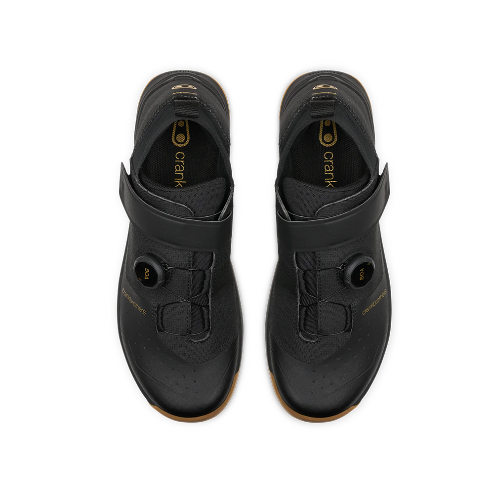 Веловзуття CrankBrothers SHOES STAMP TRAIL BOA BLACK / GOLD - GUM OUTSOLE 9.5