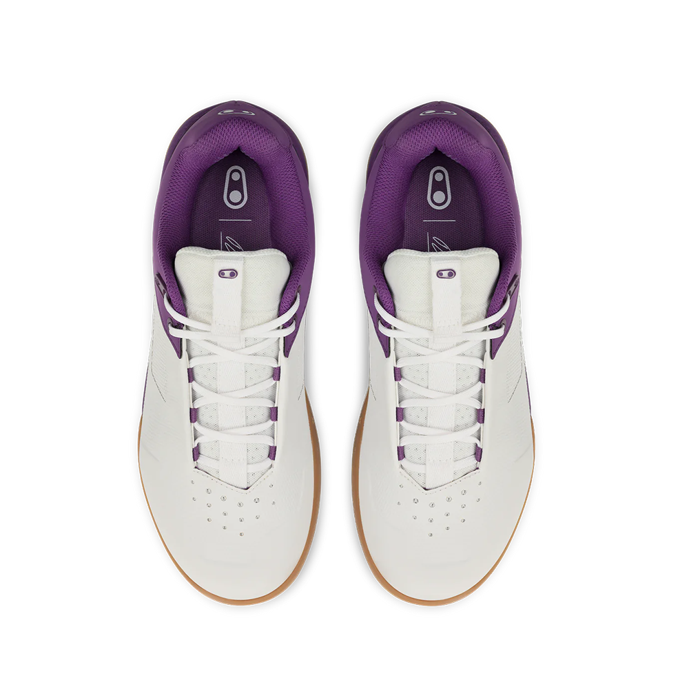Веловзуття CrankBrothers SHOES STAMP LACE WHITE / PURPLE - GUM OUTSOLE - BERNARD KERR 11.0