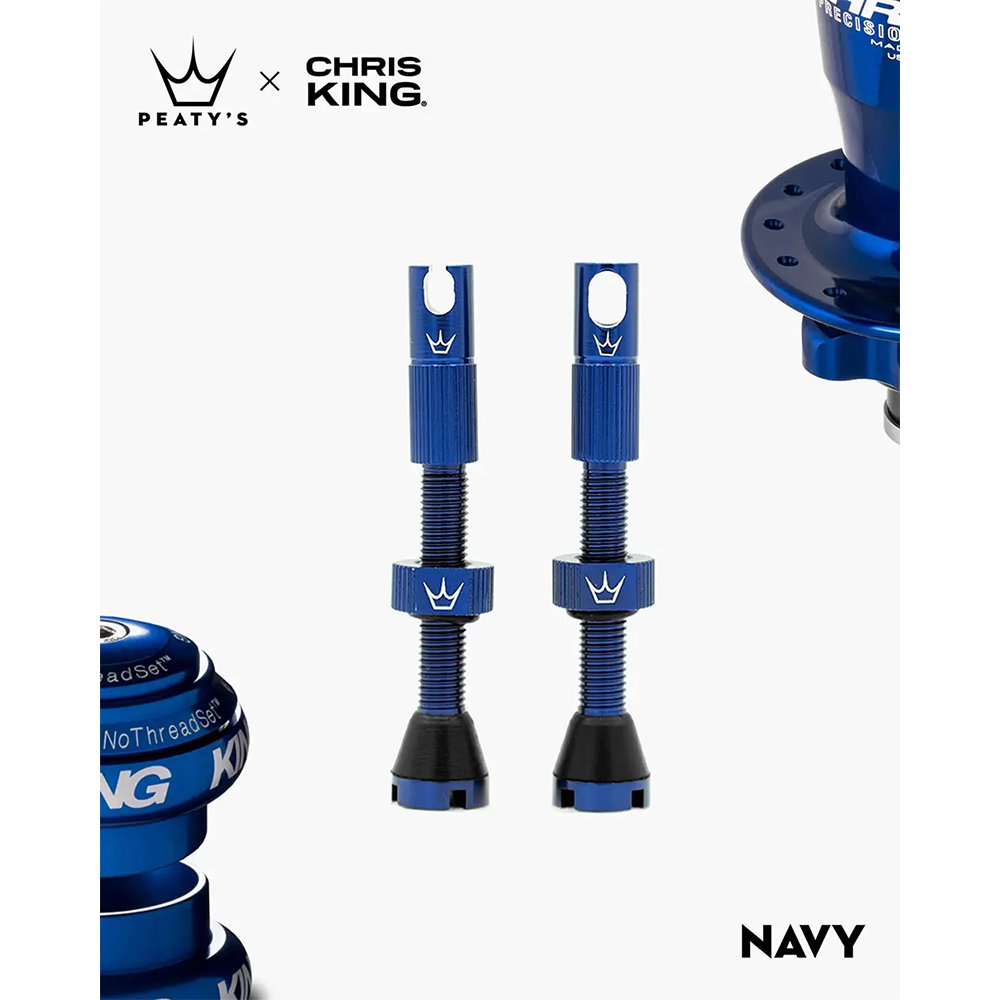 Ніпелі Peaty's x Chris King Tubeless Valves, 42mm