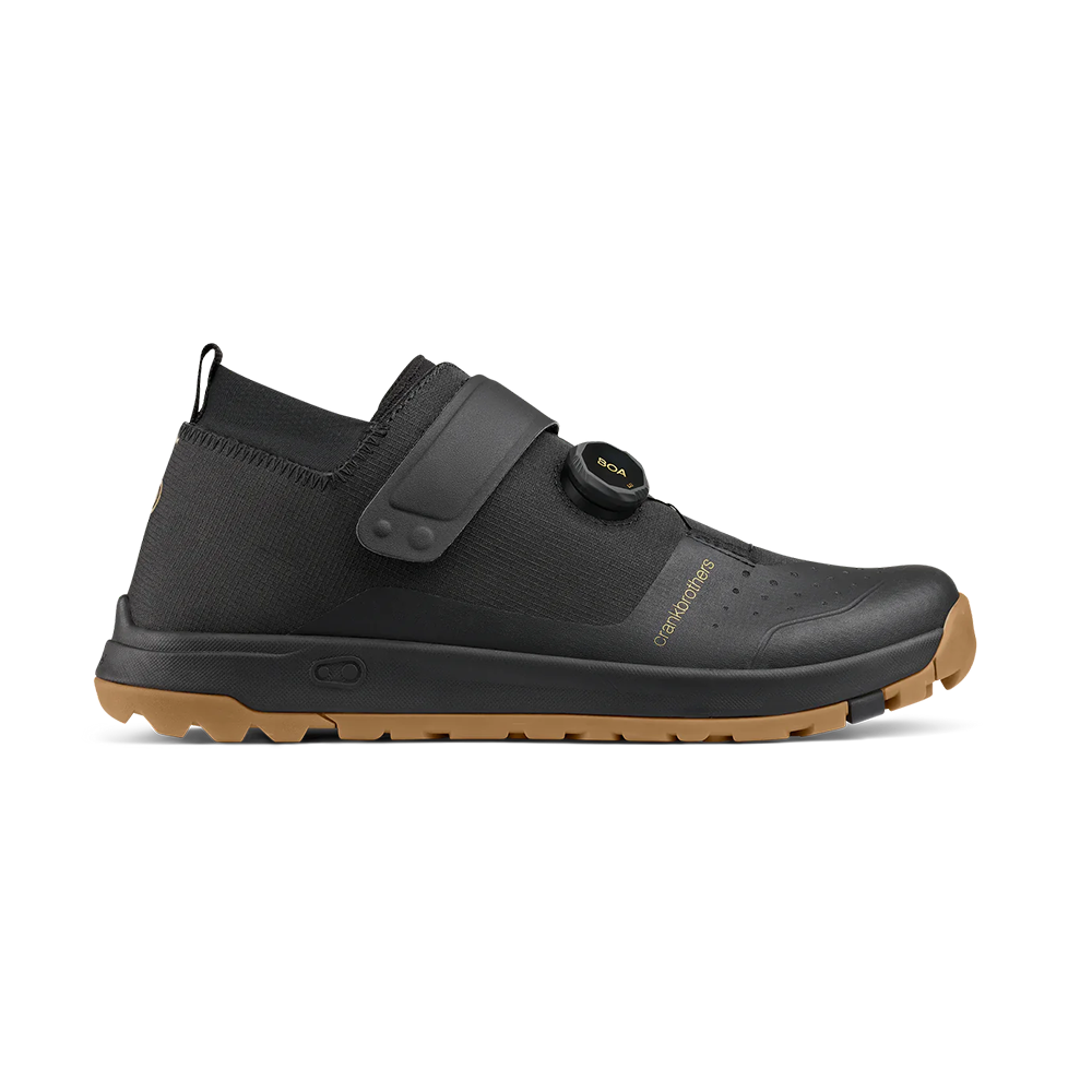 Веловзуття CrankBrothers SHOES STAMP TRAIL BOA BLACK / GOLD - GUM OUTSOLE 9.5