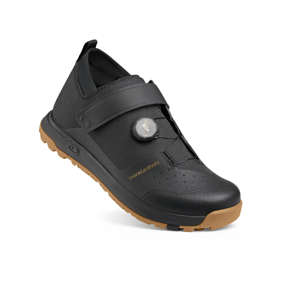 Веловзуття CrankBrothers SHOES MALLET TRAIL BOA BLACK / GOLD - GUM OUTSOLE 11.5