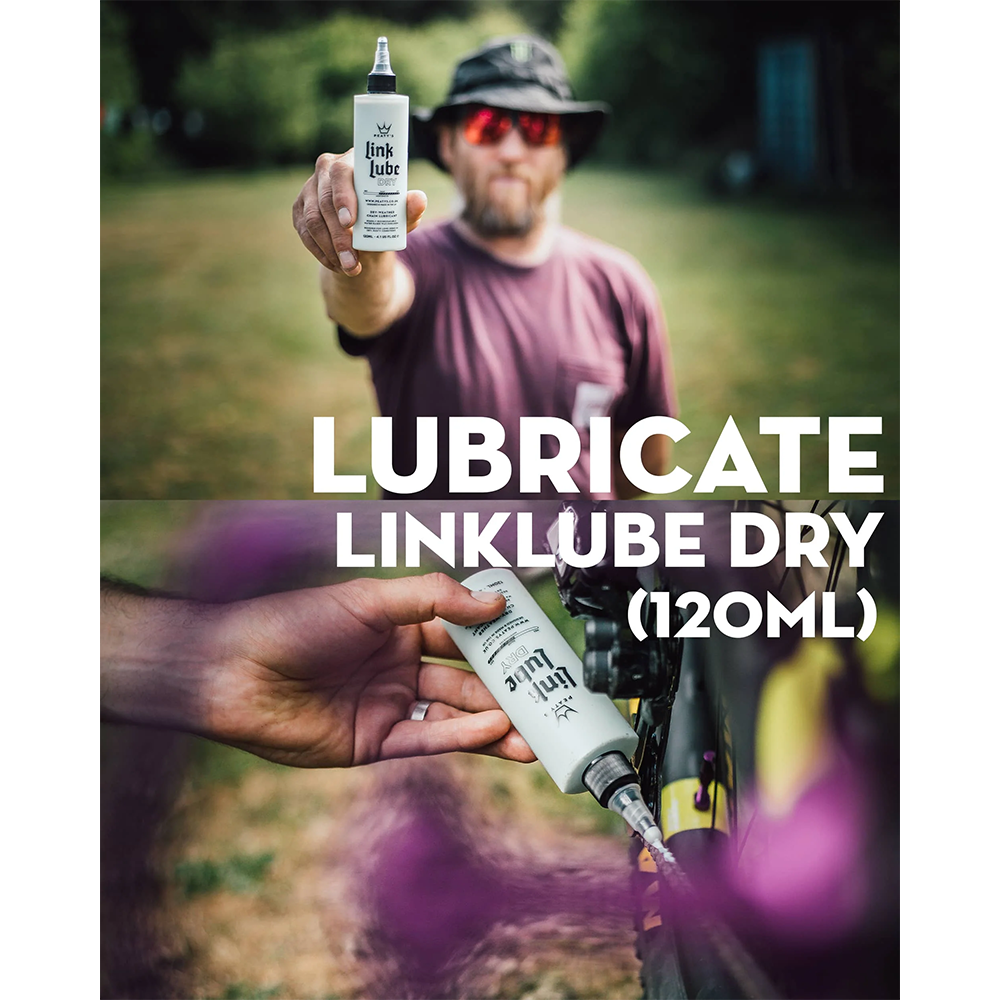 Набір для мийки Peaty's Gift Pack, Wash Degrease Lubricate Dry, шампунь 500ml / дегризер 500ml / мастило ланцюга 120ml, Dry