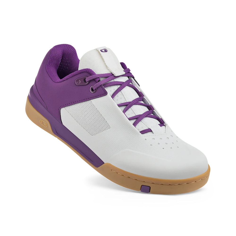 Веловзуття CrankBrothers SHOES STAMP LACE WHITE / PURPLE - GUM OUTSOLE - BERNARD KERR 11.0