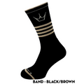 Шкарпетки Peaty's AW25 ShredSock - Band, Black/Brown, 10