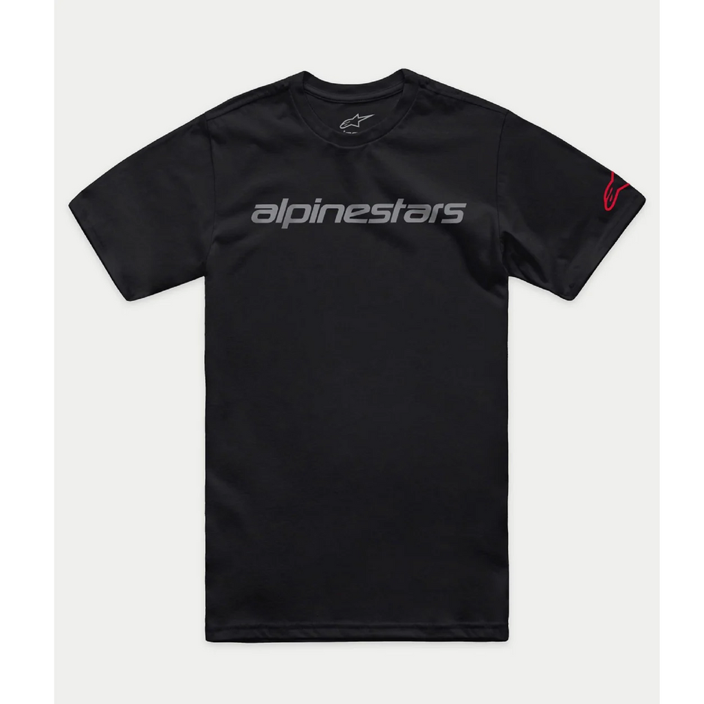 Футболка Alpinestars LINEAR WORDMARK 2.0 CSF TEE BLACK/GREY/RED, L