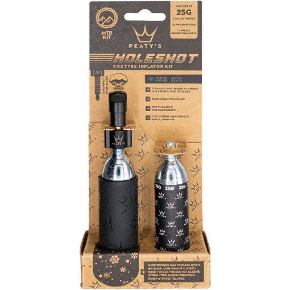Насос Peaty's Holeshot CO2 Tyre Inflator, MTB 25g