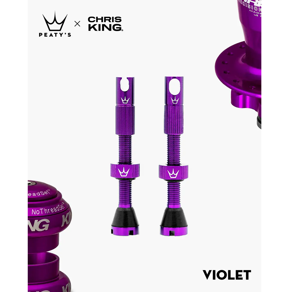 Ніпелі Peaty's x Chris King Tubeless Valves, 42mm