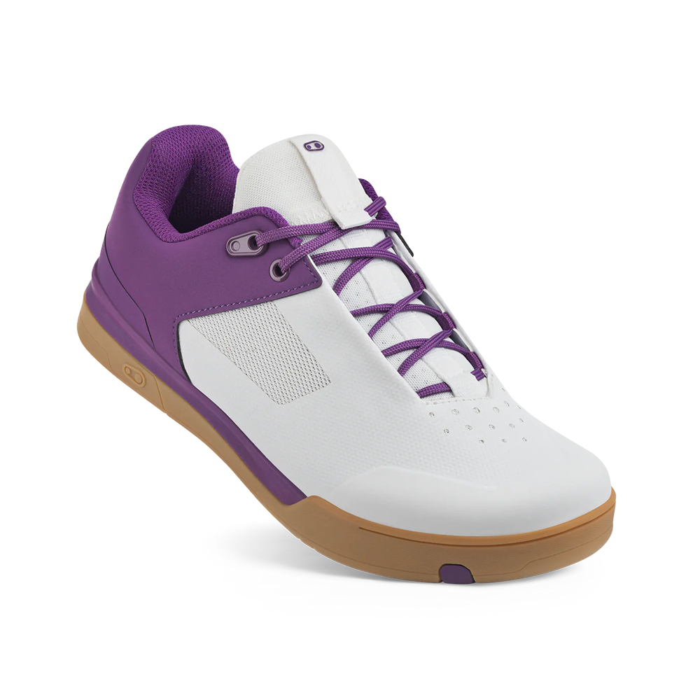 Веловзуття CrankBrothers SHOES MALLET LACE WHITE / PURPLE - GUM OUTSOLE - BERNARD KERR 9.5