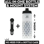 Фляга Peaty's x Fidlock Lockin Bottle, Mountains / Clear