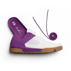 Веловзуття CrankBrothers SHOES STAMP LACE WHITE / PURPLE - GUM OUTSOLE - BERNARD KERR 10.5
