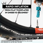 Насос Peaty's Holeshot CO2 Tyre Inflator, MTB 25g