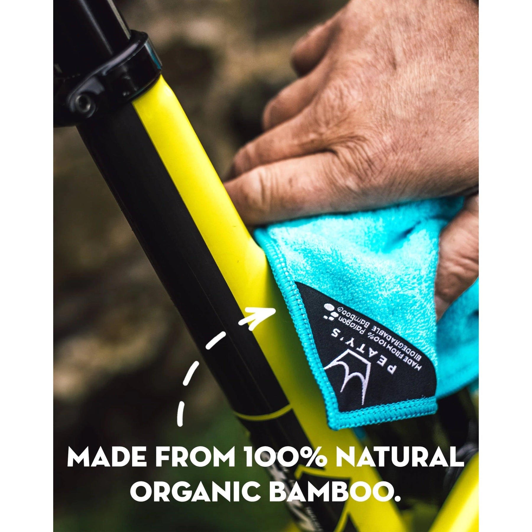 Набір рушників мікрофібра Peaty's Bamboo Cloth, 3шт