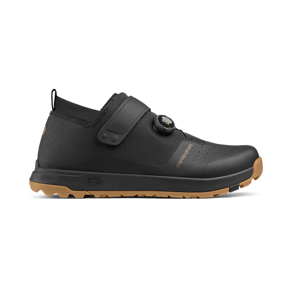 Веловзуття CrankBrothers SHOES MALLET TRAIL BOA BLACK / GOLD - GUM OUTSOLE 9.5