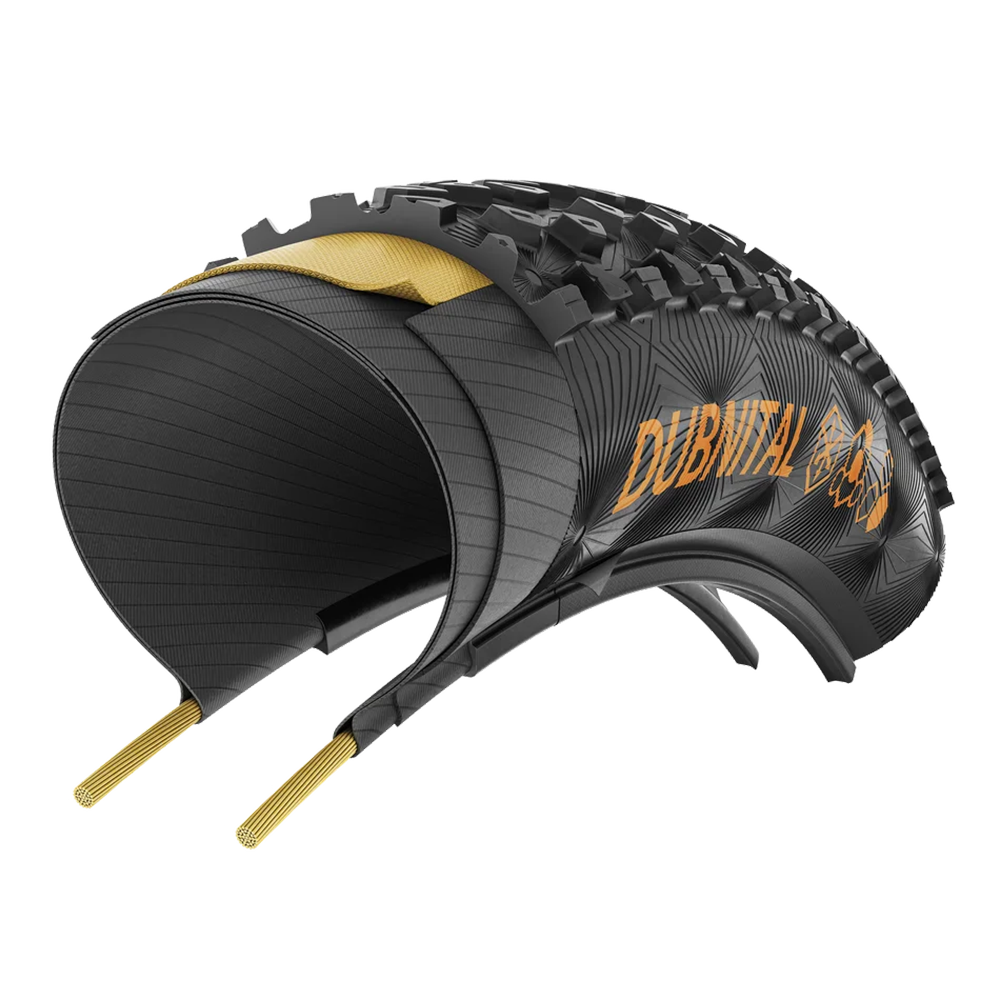 Покришка безкамерна Continental Dubnital Race Grip 29" | 29 X 2.40 чорна складна skin